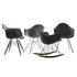 Cadeira de Braços em Plástico Eames DAR / Base Cromada